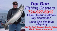 smallmouth bass fishing charter on Lake Erie